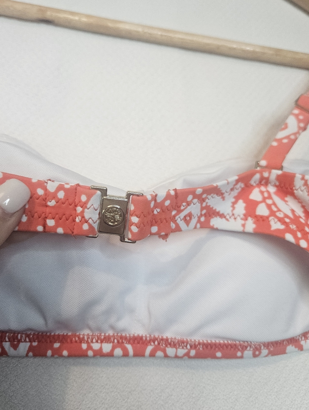 Lilly Pulizter Bikini 2-PC Flamingo Feather Harbor View Bandeau High-Cut Sz 4 - Picture 5 of 7